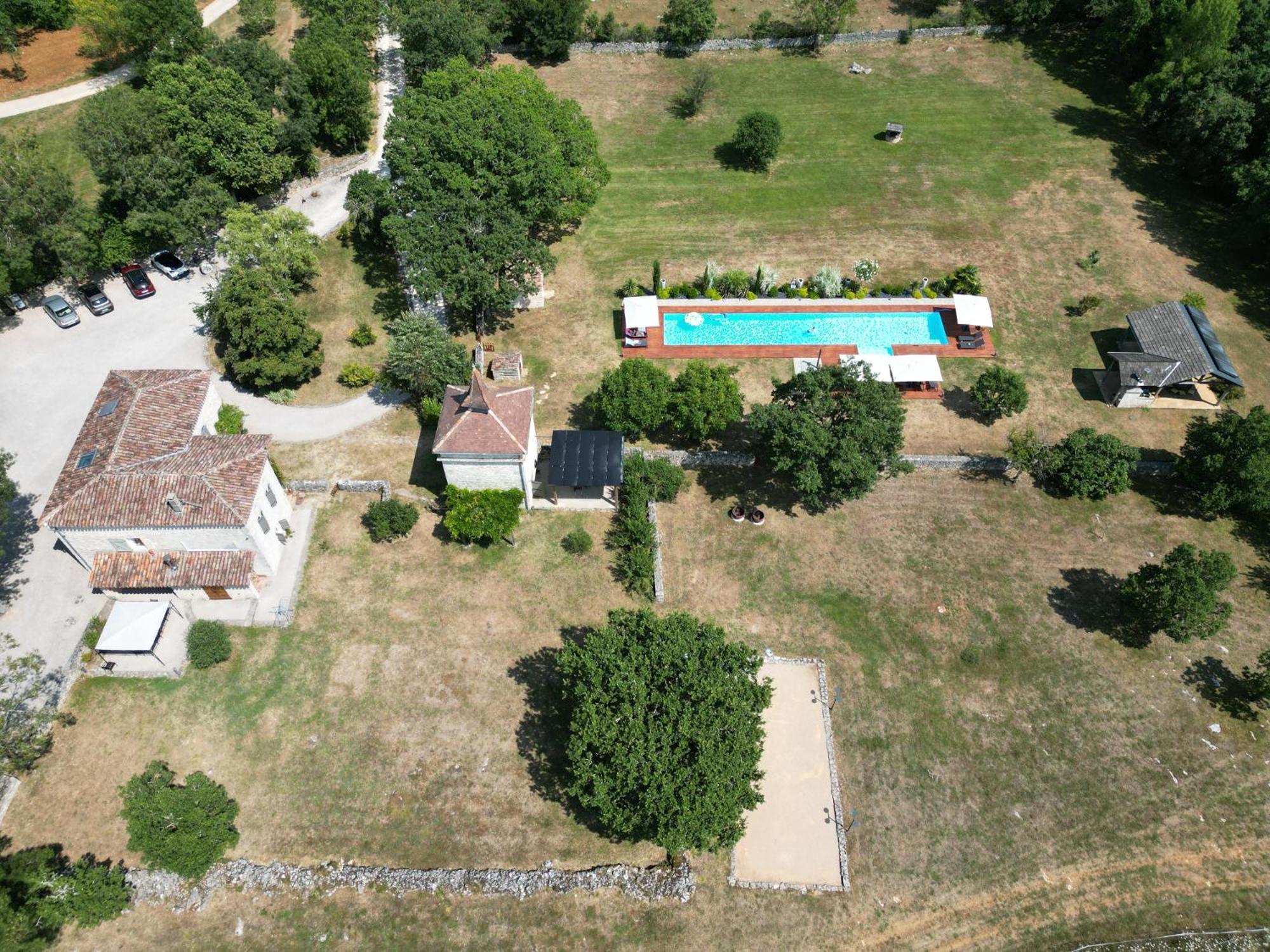 Domaine De Fangal, Pgeonnier 2P, Maison 8P - Piscine 25M - Gites Climatises Septfonds Экстерьер фото