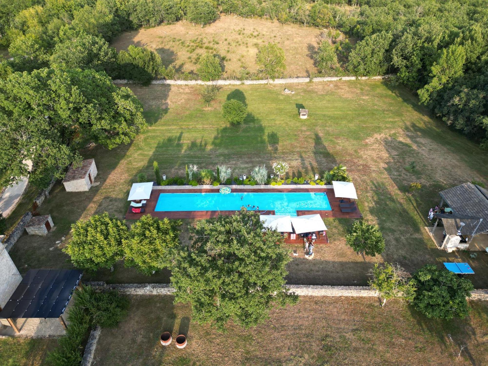 Domaine De Fangal, Pgeonnier 2P, Maison 8P - Piscine 25M - Gites Climatises Septfonds Экстерьер фото